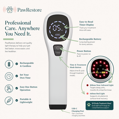 PawRestore Red Light Therapy Wand™