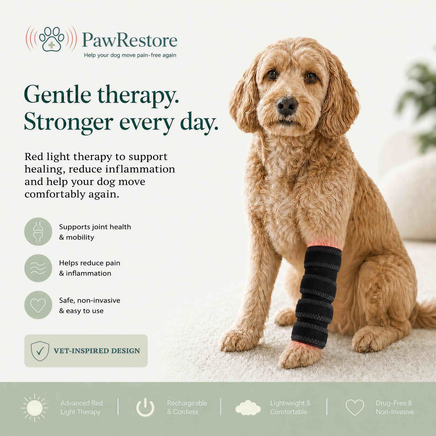 PawRestore Red Light Therapy Mobility Wrap™